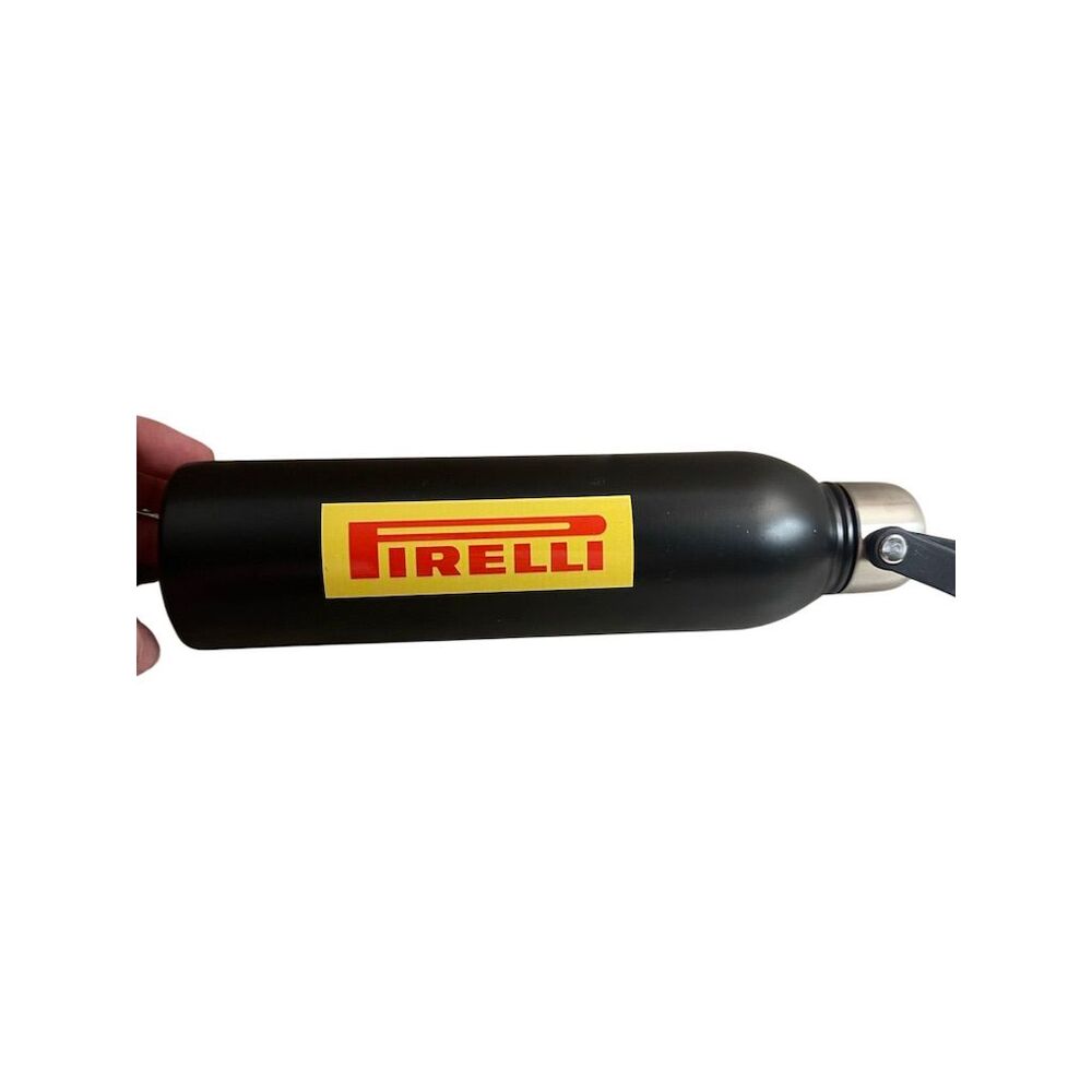Pirelli Black Thermal Bottle 26 oz BPA Free Flip-Top Lid